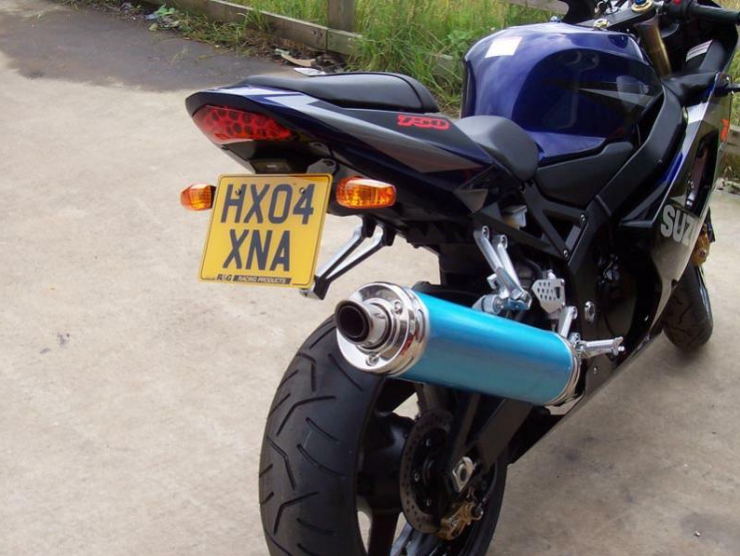Стойка за номер R&amp;G RACING Licence Plate Holder Suzuki GSXR600/750 04-05